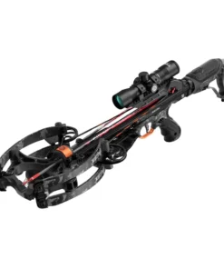 Barnett Hyper Raptor BCX, crossbow package, precision reticle scope, Barnett crossbow, high-performance crossbow, hunting crossbow, durable crossbow, precision crossbow, bowhunting gear, target shooting crossbow, Hyper Raptor BCX, powerful crossbow, stealth crossbow, crossbow accessories, all-in-one crossbow package, precision scope, Barnett archery.