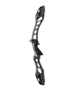 Hoyt GMX 3 Series, ILF recurve riser, 25" recurve riser, competitive archery, precision archery equipment, aerospace-grade aluminum riser, customizable archery riser, ergonomic archery grip, advanced archery technology, lightweight archery riser, archery stability, Hoyt archery products, modern archery gear, durable Cerakote finish, outdoor archery equipment, ILF limb compatibility, dynamic balance system, perfect balance weight system, vibration dampening, consistent arrow speed, customizable archery setup, stylish archery riser, high-performance archery riser.